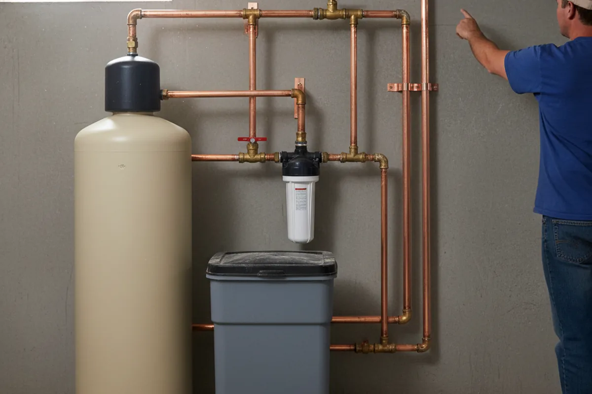 Whole-house water treatment system installed in Uniontown